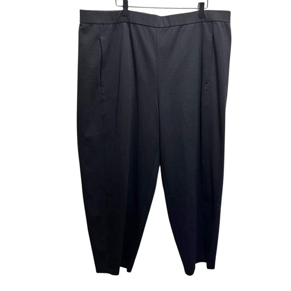 Eileen Fisher Tencel Tapered Pants Black Size 2x
